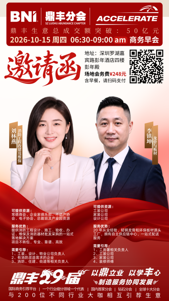 2026年10月15日鼎丰商务早会，李镇坤与刘林燕主题分享